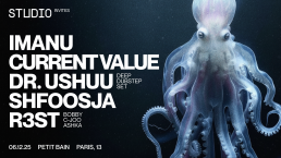 artwork studio invites IMANU, current value, dr. Ushuu, shfoosja & r3st